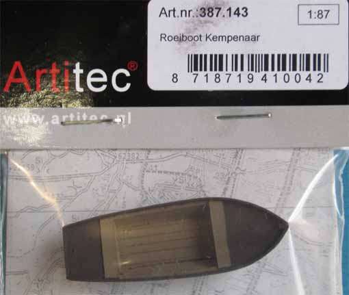 ARTITEC HO SCALE - ROWING BOAT (NEW BAGGED)