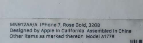 Pre-owned iPhone 7 32GB