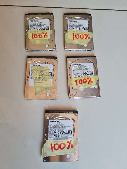 BULK LOT OF HARD DRIVES - 5 X 320GB-2.5 INCH - LAPTOP HARD DRIVES -ALL 100% HEALTH - ALL FOR ONE BID