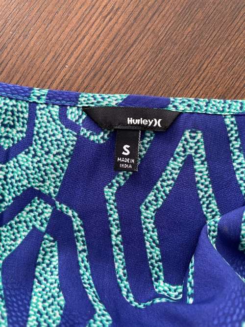 Hurley Sun dress - Blue & Green - size S - Fits size 10