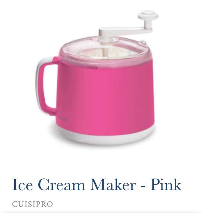 CUISIPRO Ice Cream Maker - Pink