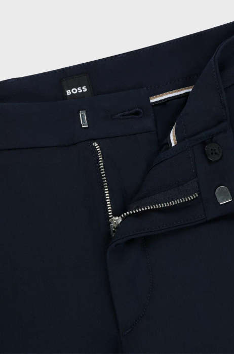 HUGO BOSS SLIM-FIT TROUSERS (STRETCH COTTON BLEND): STYLE: KAITO