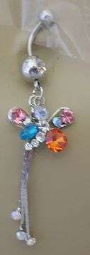 PRETTY BUTTERFLY BELLYRING