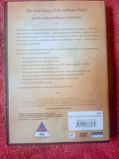 DVD : The boy who came back from heaven