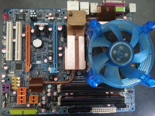 Gigabyte MainBoard + CPU + 4Gig Memory