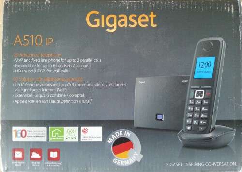 SIEMENS GIGASET A510 IP PHONE AND BASE STATION