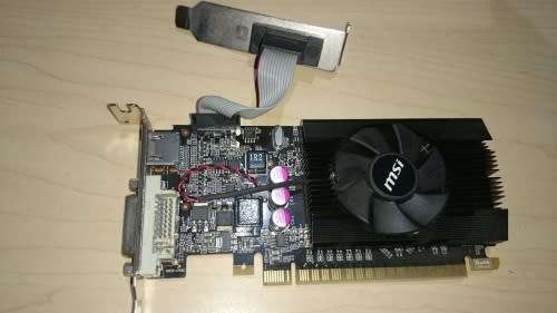 MSI N610GT-MD1GD3/LP Graphics Card PCI-E 1GB DDR3 supports DX12 (Small Form Factor)