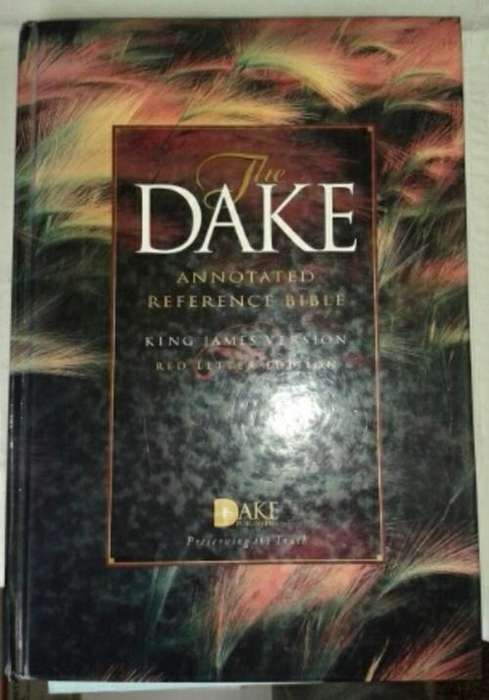 Dake Annotated Reference Bible, KJV,  Red Letter Edition