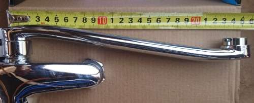 Wall Mounted Kitchen Mixer Sink Tap/Faucets (High Quality - Polished Chrome)