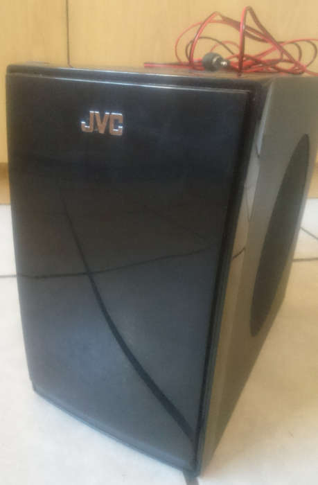 JVC Subwoofer from Soundbar Set - (Only Subwoofer) - Display, though has some scuffs on front Panel