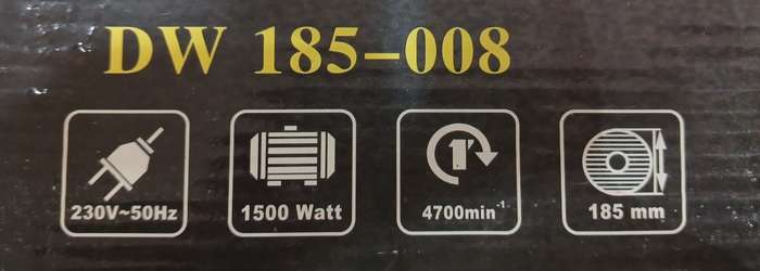 185mm 1700w DeKingWalt Circular Saw