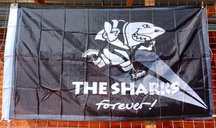 (5 pieces) Sharks Polyester Flag/Banner (2000x1000mm)