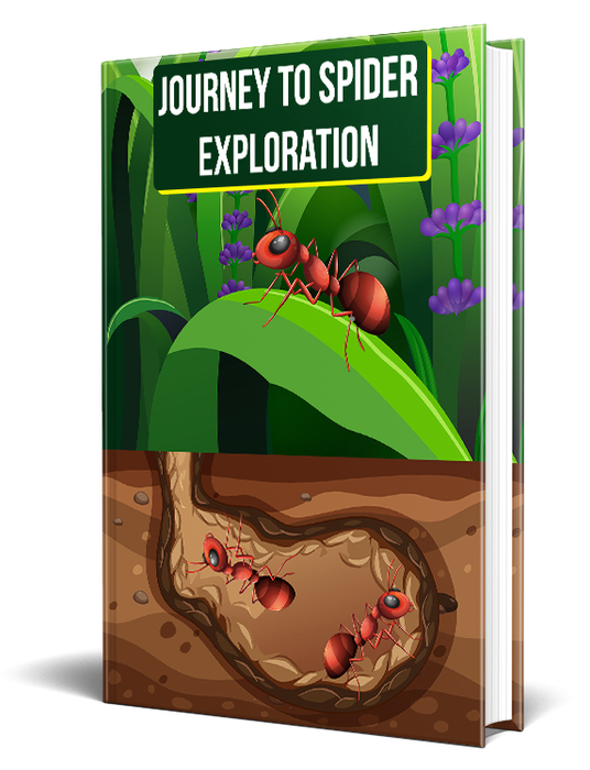 Journey To Spider Exploration - A 24 Page Picture Story eBook Learning About Spiders