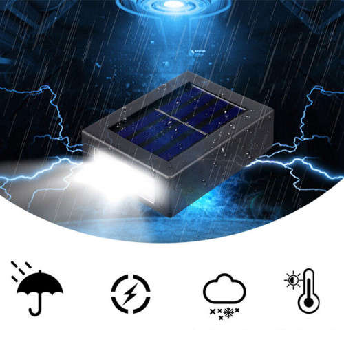 LED solar wall light outdoor garden waterproof solar light luminous courtyard staircase decoration