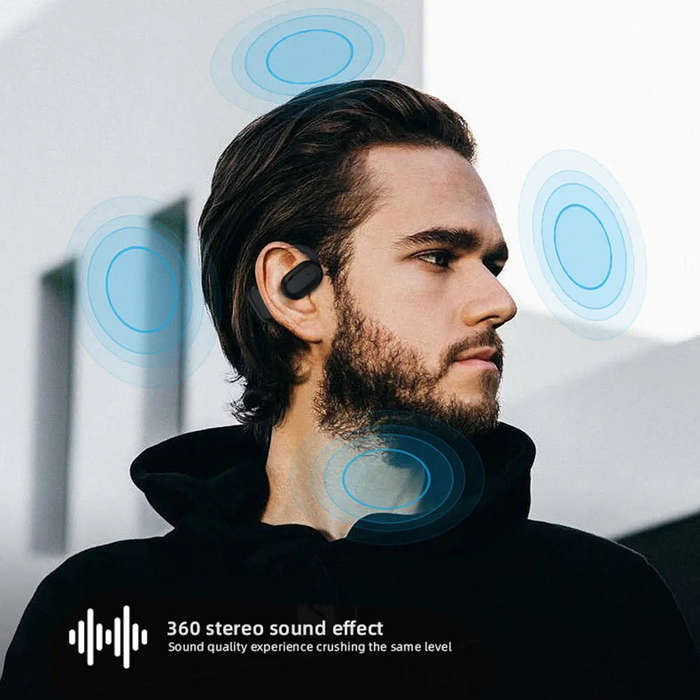 Air9 wireless sports headphones with heavy bass and noise reduction Bluetooth outdoor headphones