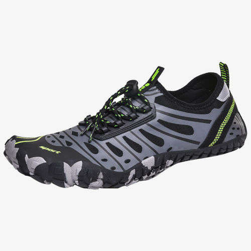 Grey Water Outdoor Self Adjust Lace up Shoe Size 6.5
