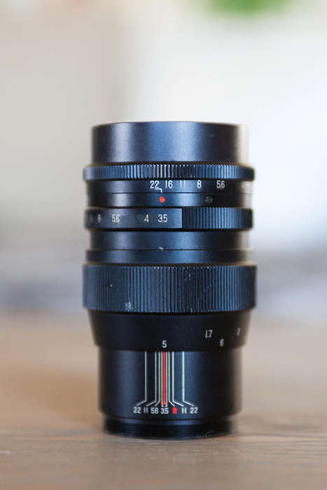 Rare Vivitar 135mm f/3.5 16D Cine lens