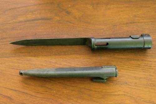 R1 Bayonet with scabbard. SADF