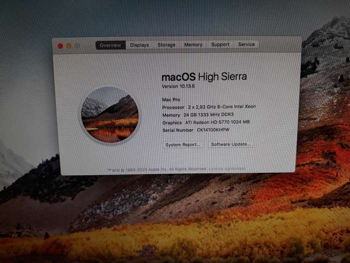 2x Xeon APPLE Mac Pro 5,1