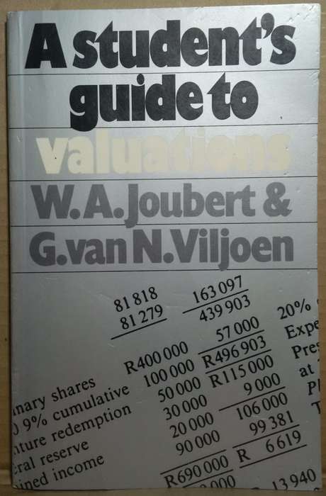 A Student`s Guide to Valuations - W.A Joubert (1st Edition)