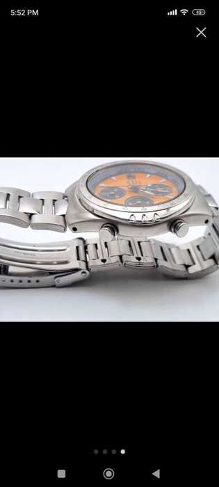 SEIKO by Giugiaro, Maccina Sportiva Chronograph 7t32-6h60 Orange, Black & Purple Quartz. VERY RARE.
