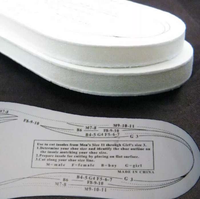 Two Pairs of Memory Foam Insoles