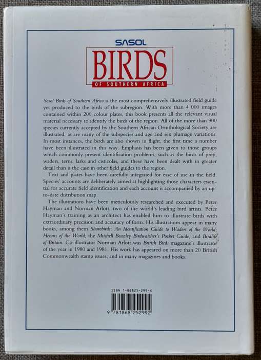 Sasol Birds of Southern Africa - illustrated field guide (Hardcover)