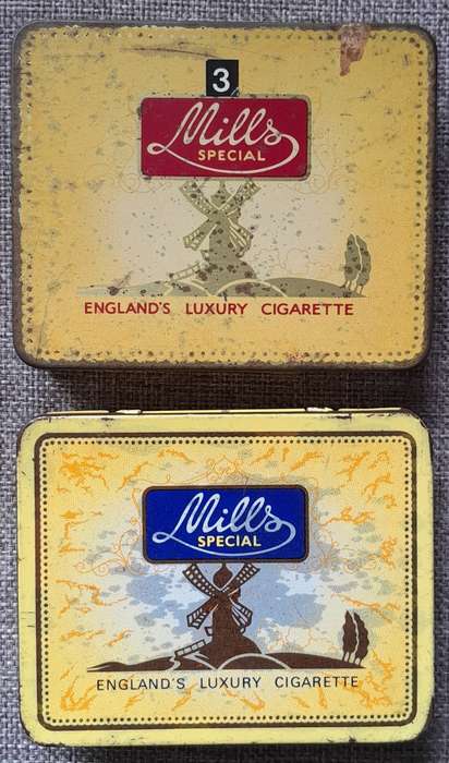 Mills Special Cigarette Tins