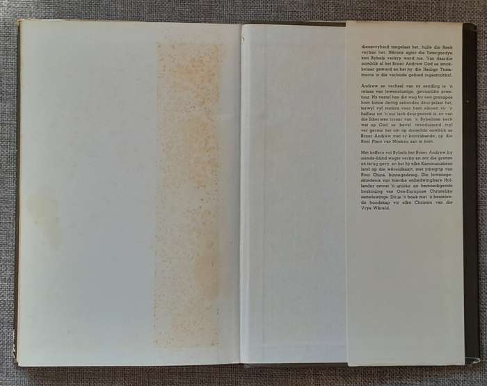 God se Smokkelaar - Brother Andrew (Signed Hardcover)