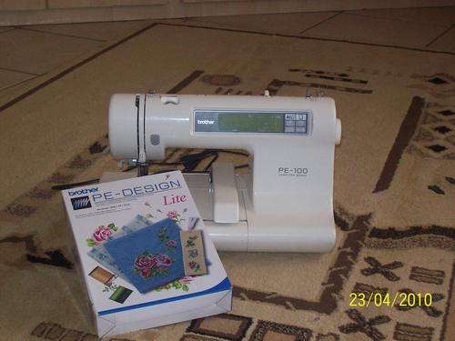 BROTHER PE 100 with PE Design Lite software
