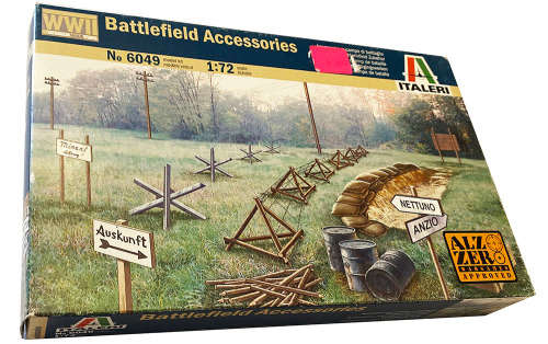 ITALERI 6049 WW2 BATTLEFIELD ACCESSORIES
