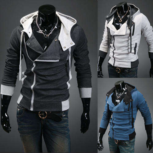 Men's Gray/Blue/White Men Coat - *Door delivery for only R45*