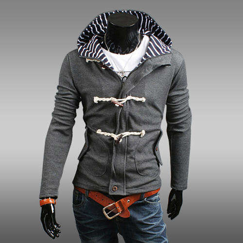 Men's Gray/Blue Men Coat - - *Door delivery for only R45*