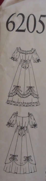 NEW LOOK PATTERNS 6205 BRIDAL DRESS SIX SIZES IN ONE 8 - 18 COMPLETE-UNCUT-F/FOLDED
