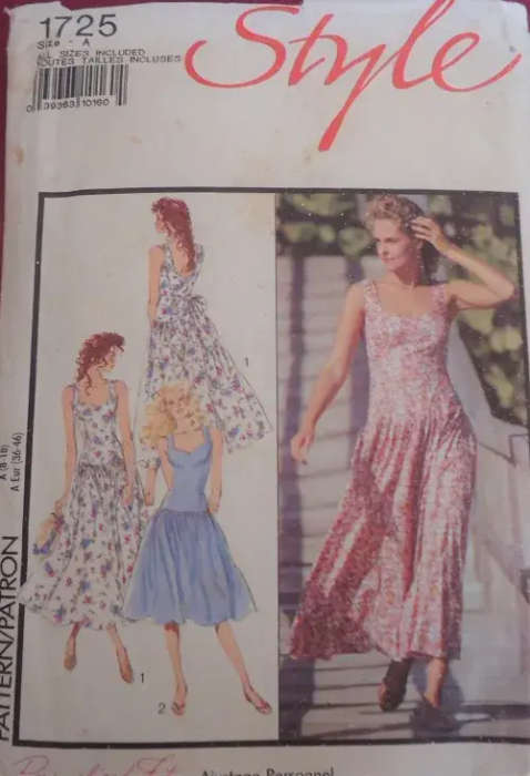 STYLE 1725 PANELLED SUNDRESS SIZE A  8 - 18 COMPLETE