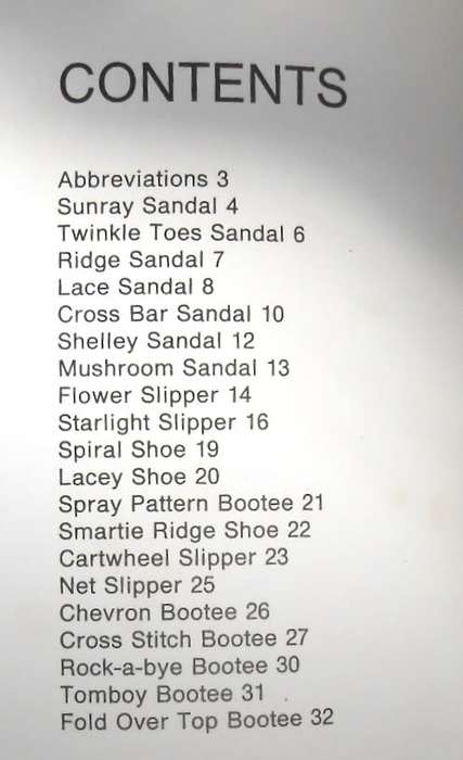 BOOTEES FOR BABIES - MAUREEN MULLER - A DELOS GUIDE 36 PAGES
