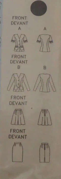 BUTTERICK 5528 TOP-SKIRT-SHORTS SIZE 6-8-10 COMPLETE-ZIPLOC BAG SEWING PATTERN
