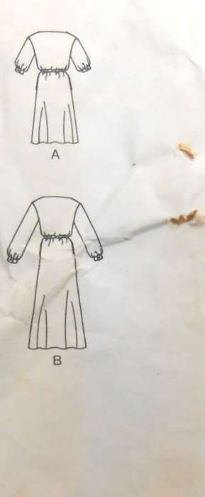 BUTTERICK 4335 LOOSE FITTING DRESS SIZE 12-14-16 COMPLETE-ZIPLOC SEWING PATTERN