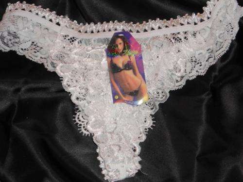 SALE!!!!!!!! 50% DISCOUNT ON PRETTY WHITE LACE THONGS