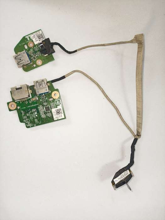 Dell Inspiron 17R 7720 USB Ethernet Port Board Set + Cable 0F15HR 0PW9W2