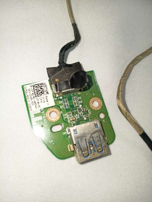 Dell Inspiron 17R 7720 USB Ethernet Port Board Set + Cable 0F15HR 0PW9W2