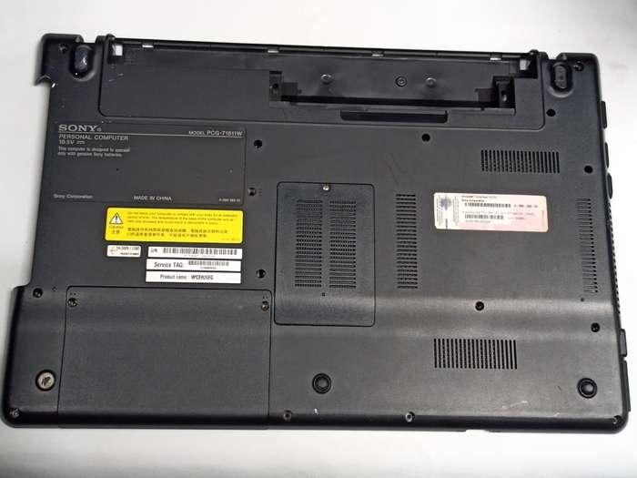 Genuine Sony VAIO VPCEH Series OEM Laptop Bottom Chassis Base Case - 4VHK1BHN020