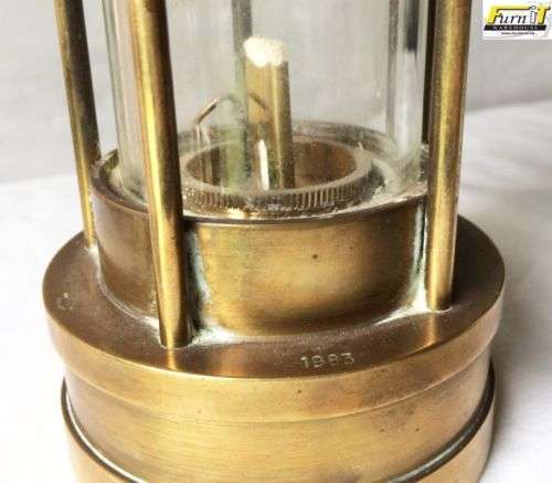 Welsh Miners Lamp - E.Thomas & Willams Ltd (ETW) - Unused - Numbered - Brass