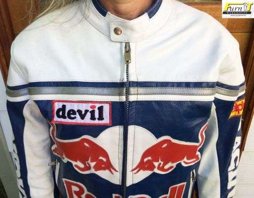 Red Bull Racing Leather Bike Jacket (Size Medium) - Excellent condition