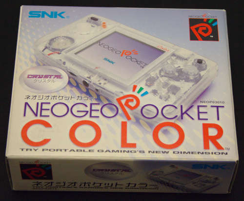 NeoGeo Pocket Color Handheld Video Game Console with One Game