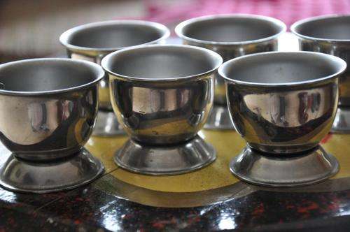 Stainless Steel Set of 6 Egg Cups - Mewa