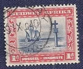 SWA .1931 . Local Motifs   1d  Afrikaans    Cape Cross