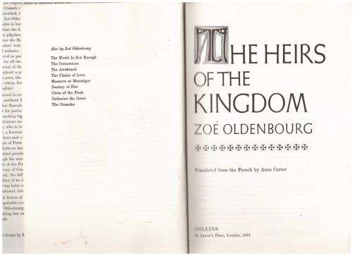 The Heirs of the Kingdom -- Zoé Oldenbourg