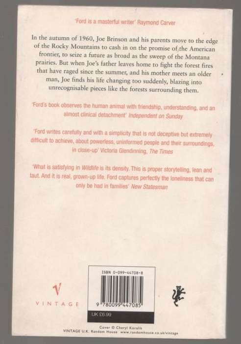 Wildlife -- Richard Ford
