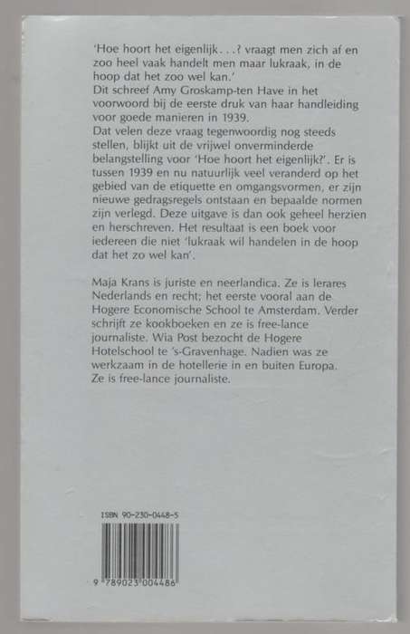 Hoe hoort het eigenlijk? -- Amy Groskamp-ten Have